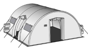 高压帐篷-4门36㎡